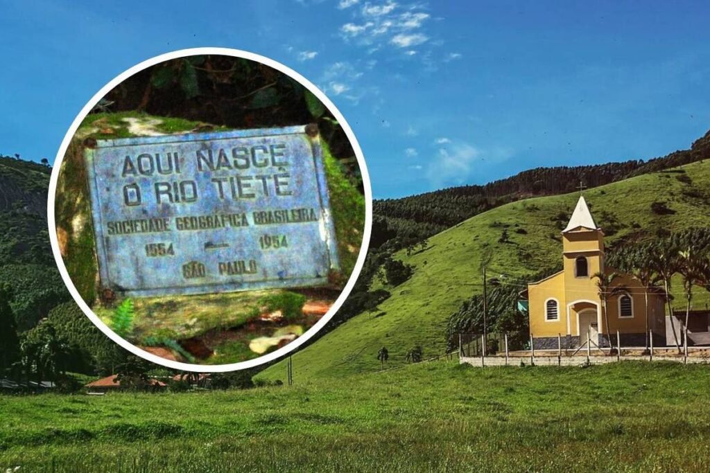 Nascente do Rio Tietê em Salesópolis, um refúgio ecológico com água limpa