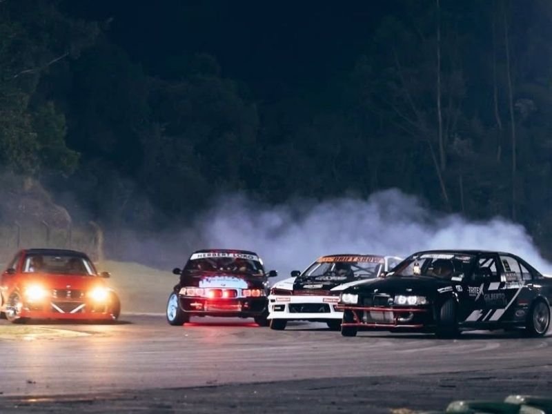 Carro Eclipse do Brian do filme Velozes e Furiosos em evento automotivo