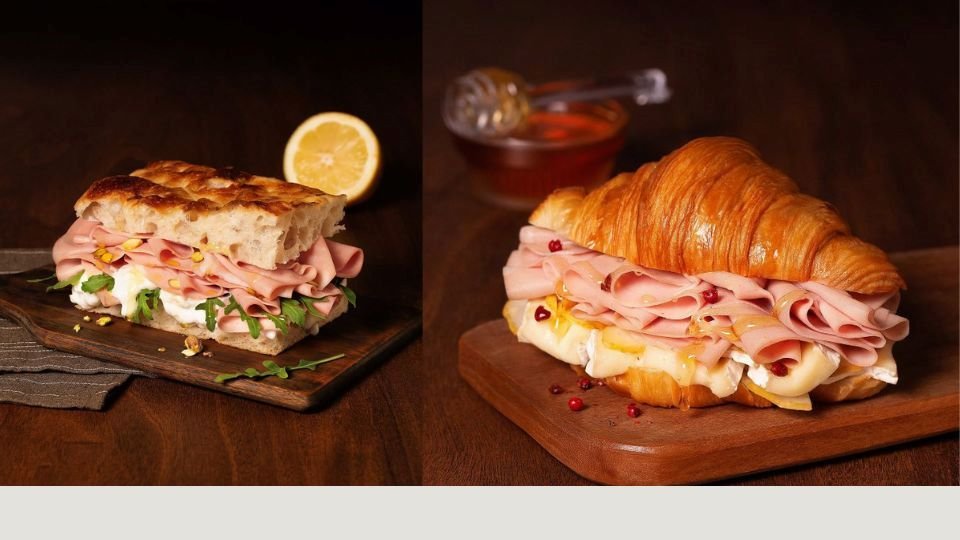 Sanduíches gourmet com Mortadela Italiana e Presunto Cru Italiano em São Paulo