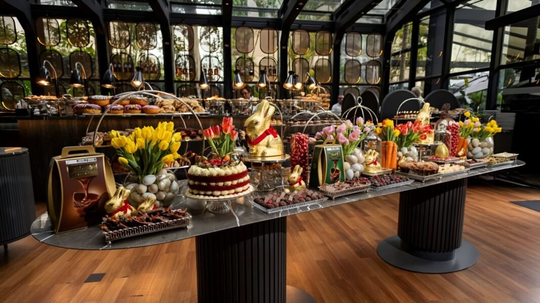 Brunch especial de Páscoa com chocolate Lindt no Tivoli Mofarrej