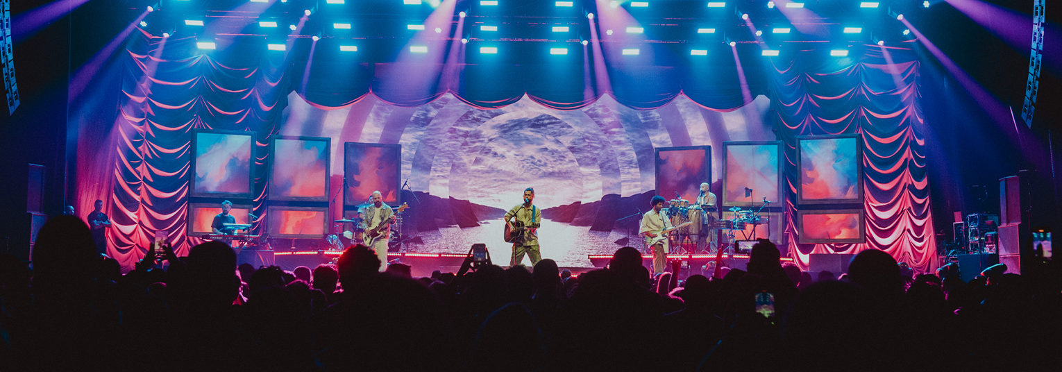 Show da banda Maneva em São Paulo comemorando 20 anos de carreira