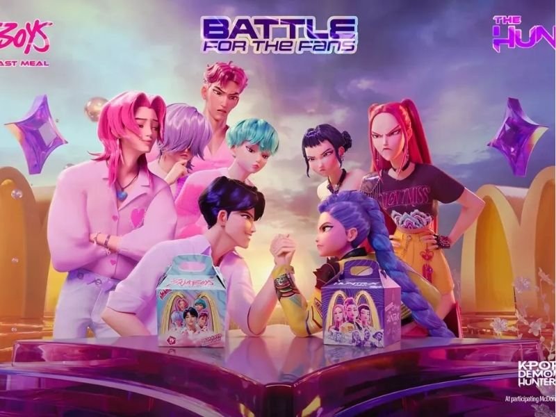 Combo do McDonald's inspirado nas Guerreiras do K-Pop com McNuggets e batatas Ramyeon