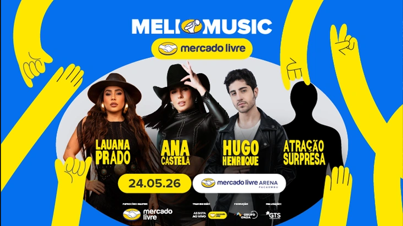 Atrações do Festival Meli Music 2026 em São Paulo com artistas renomados.