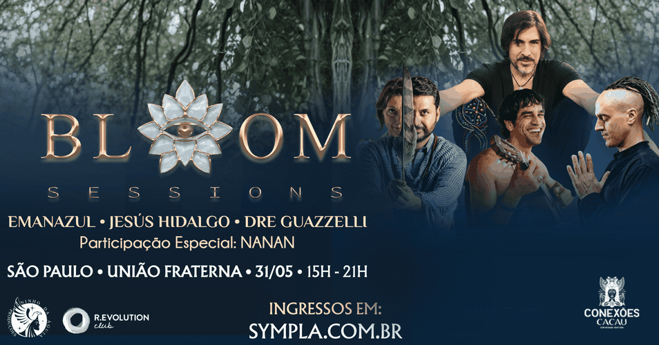 Público se conectando durante a Bloom Sessions 2026 em São Paulo, celebrando música e espiritualidade.