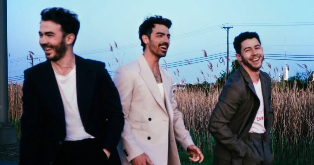 Jonas Brothers em show ao vivo no Brasil