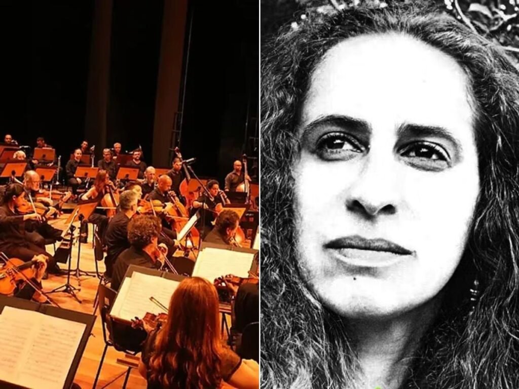 Público desfrutando do Santos Jazz Festival com apresentações de Maria Bethânia e outros artistas
