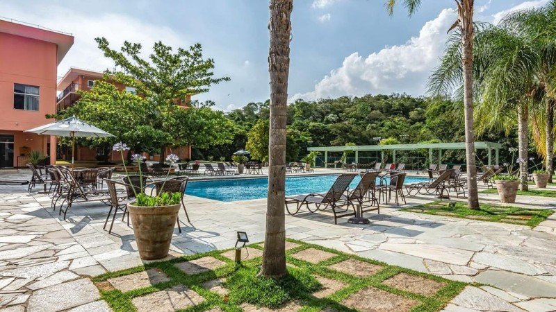 Família se divertindo no Hotel Fazenda Brisa Itu durante o Day Use