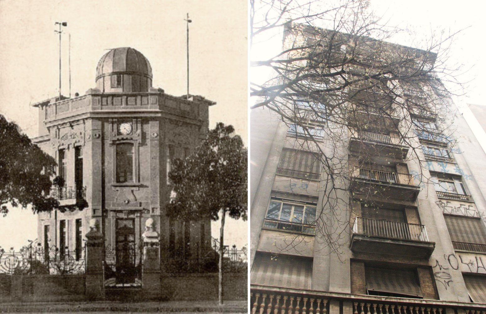 Avenida Paulista com o Edifício Dumont Adams em destaque