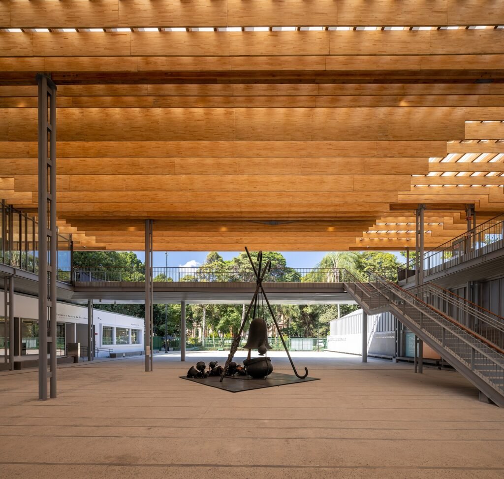 Vista da Pinacoteca Contemporânea e Pinacoteca Estação na região da Luz, São Paulo