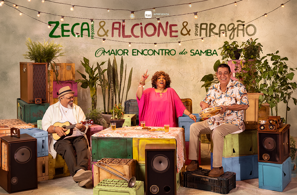 Zeca Pagodinho, Alcione e Jorge Aragão se apresentam no Nubank Parque em São Paulo